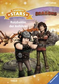 Buch Cover Leselernstars Dragons: Rotzbakke, der Anführer