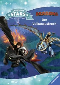 Buch Cover Leselernstars Dragons: Der Vulkanausbruch