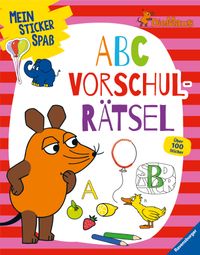 Buch Cover Mein Sticker Spaß Die Maus: ABC Vorschulrätsel