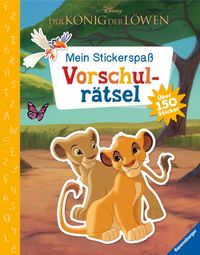 Buch Cover Mein Stickerspaß Disney Der König der Löwen: Vorschulrätsel