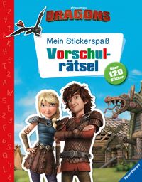 Buch Cover Mein Stickerspaß Dreamworks Dragons: Vorschulrätsel