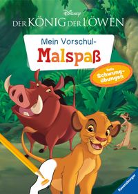 Buch Cover Disney Der König der Löwen: Mein Vorschulmalspaß. Tolle Schwungübungen