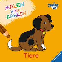 Buch Cover Malen nach Zahlen junior: Tiere