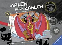 Buch Cover Malen nach Zahlen ab 7 Jahren: Drachen