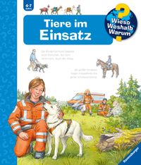 Buch Cover Wieso? Weshalb? Warum? Band 16 - Tiere im Einsatz