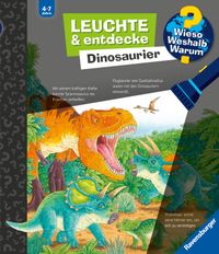 Buch Cover Wieso? Weshalb? Warum? Leuchte und entdecke - Dinosaurier