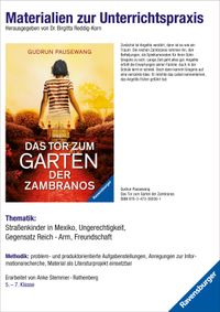 Buch Cover Materialien zur Unterrichtspraxis - Gudrun Pausewang: Das Tor zum Garten der Zambranos