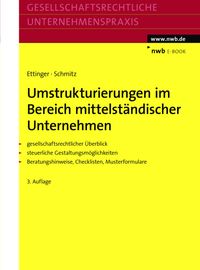 Buch Cover Umstrukturierungen im Bereich mittelständischer Unternehmen