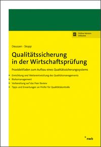 Buch Cover Qualitätssicherung in der Wirtschaftsprüfung