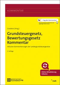 Buch Cover Grundsteuergesetz, Bewertungsgesetz Kommentar