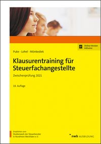 Buch Cover Klausurentraining für Steuerfachangestellte