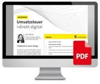 Buch Cover Modul Umsatzsteuer direkt digital