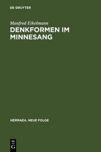 Buch Cover Denkformen im Minnesang