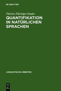 Buch Cover Quantifikation in natürlichen Sprachen