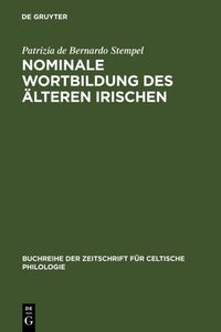 Buch Cover Nominale Wortbildung des älteren Irischen