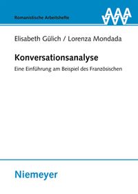 Buch Cover Konversationsanalyse