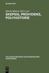Buch Cover Skepsis, Providenz, Polyhistorie
