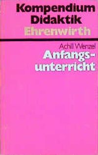 Buch Cover Anfangsunterricht