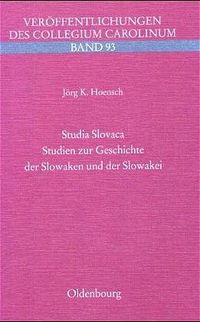 Buch Cover Studia Slovaca