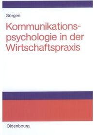 Buch Cover Kommunikationspsychologie in der Wirtschaftspraxis