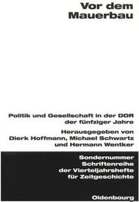 Buch Cover Vor dem Mauerbau