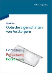 Buch Cover Optische Eigenschaften von Festkörpern