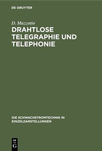 Buch Cover Drahtlose Telegraphie und Telephonie
