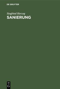 Buch Cover Sanierung