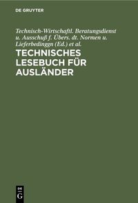 Buch Cover Technisches Lesebuch für Ausländer