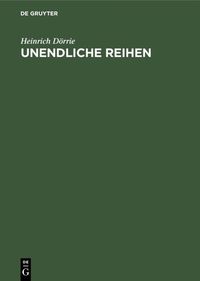 Buch Cover Unendliche Reihen