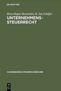 Buch Cover Unternehmens-Steuerrecht