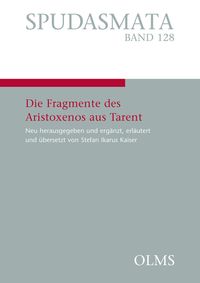 Buch Cover Die Fragmente des Aristoxenos aus Tarent