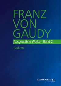 Buch Cover Franz von Gaudy: Ausgewählte Werke
