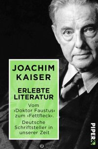 Buch Cover Erlebte Literatur