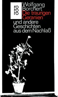 Buch Cover Die traurigen Geranien und andere Geschichten aus dem Nachlaß