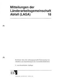 Buch Cover LAGA-Mitteilung 18