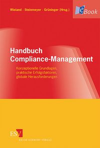 Buch Cover Handbuch Compliance-Management