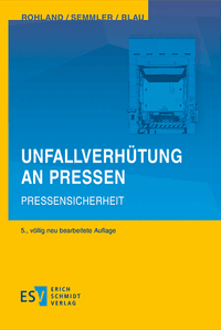 Buch Cover Unfallverhütung an Pressen