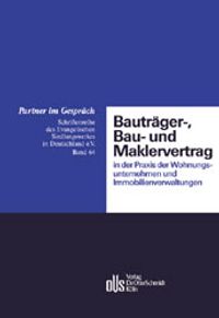 Buch Cover Bauträger-, Bau- und Maklervertrag in der Praxis der Wohnungsunternehmen und Immobilienverwaltungen