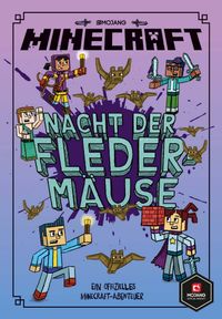 Buch Cover Minecraft, Nacht der Fledermäuse