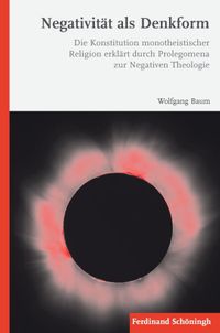 Buch Cover Negativität als Denkform