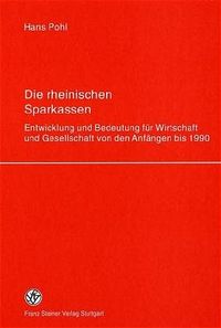 Buch Cover Die rheinischen Sparkassen