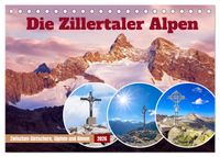 Buch Cover Die Zillertaler Alpen (Tischkalender 2026 DIN A5 quer), CALVENDO Monatskalender