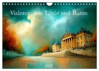 Buch Cover Visionen aus Linie und Raum (Wandkalender 2027 DIN A4 quer), CALVENDO Monatskalender