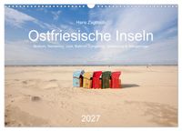 Buch Cover Ostfriesische Inseln (Wandkalender 2027 DIN A3 quer), CALVENDO Monatskalender