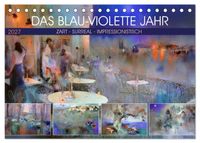 Buch Cover Das blau-violette Jahr (Tischkalender 2027 DIN A5 quer), CALVENDO Monatskalender