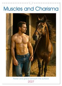 Buch Cover Muscles and Charisma (Wall Calendar 2027 DIN A3 portrait), CALVENDO 12 Month Wall Calendar