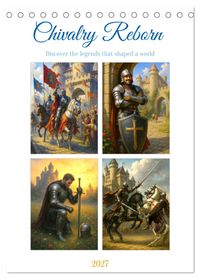 Buch Cover Chivalry Reborn (Desk Calendar 2027 DIN A5 portrait), CALVENDO 12 Month DeskCalendar