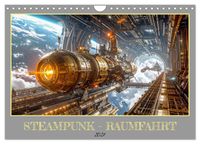Buch Cover Steampunk-Raumfahrt (Wandkalender 2027 DIN A4 quer), CALVENDO Monatskalender