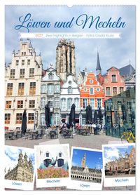 Buch Cover Löwen und Mecheln - Zwei Highlights in Belgien (Wandkalender 2027 DIN A2 hoch), CALVENDO Monatskalender